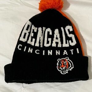 NFL Cincinnati Bengals Kids Hat - Black and Orange Boys Size 8-20